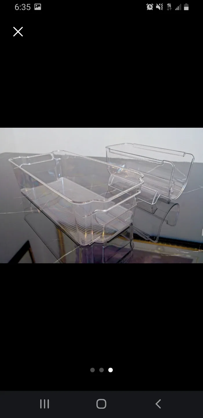 11 Pcs Clear Fridge Organization Bin Set - New image indicator(3)