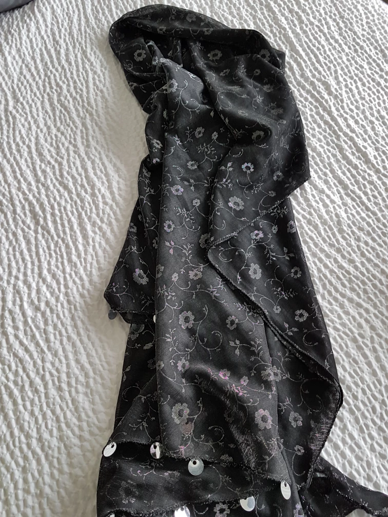 Very large Floral Patterned Scarf - photo 2