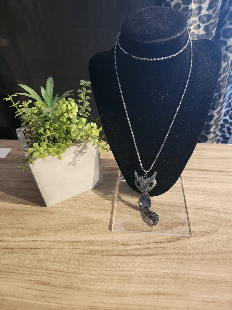 Fox Pendant Necklace