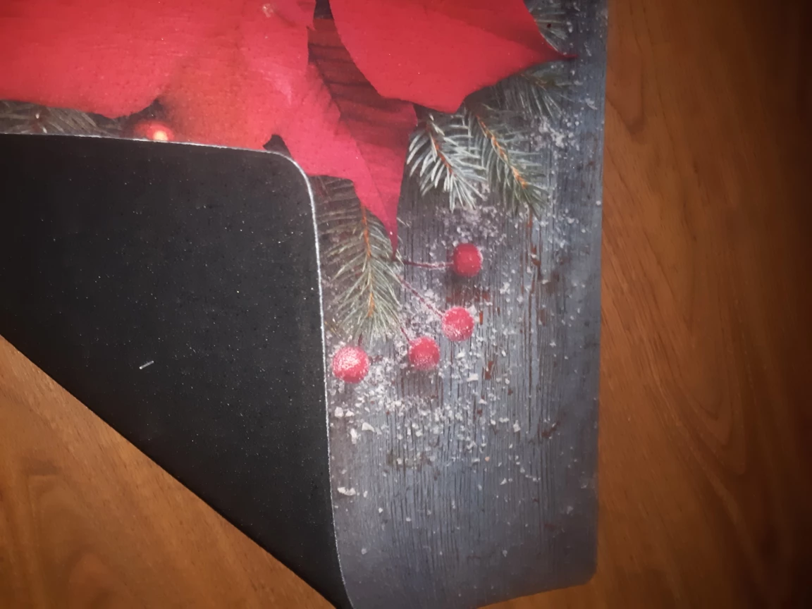 Poinsettia Holiday Doormat - photo 2