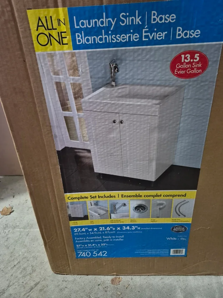 New ALL IN ONE Laundry Sink & Base image indicator(3)