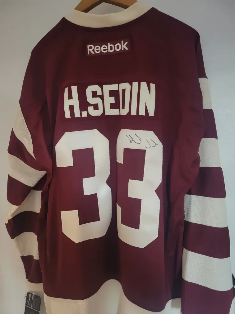 Reebok Vancouver Canucks Sedin Heritage Classic Jersey L image indicator(2)