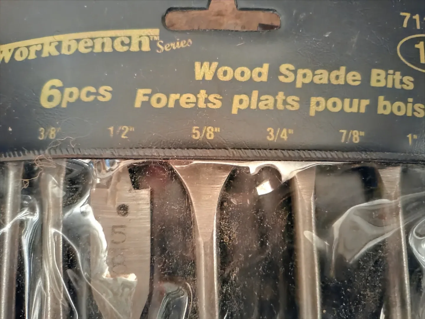 Workbench 6-Piece Wood Spade Bit Set image indicator(3)