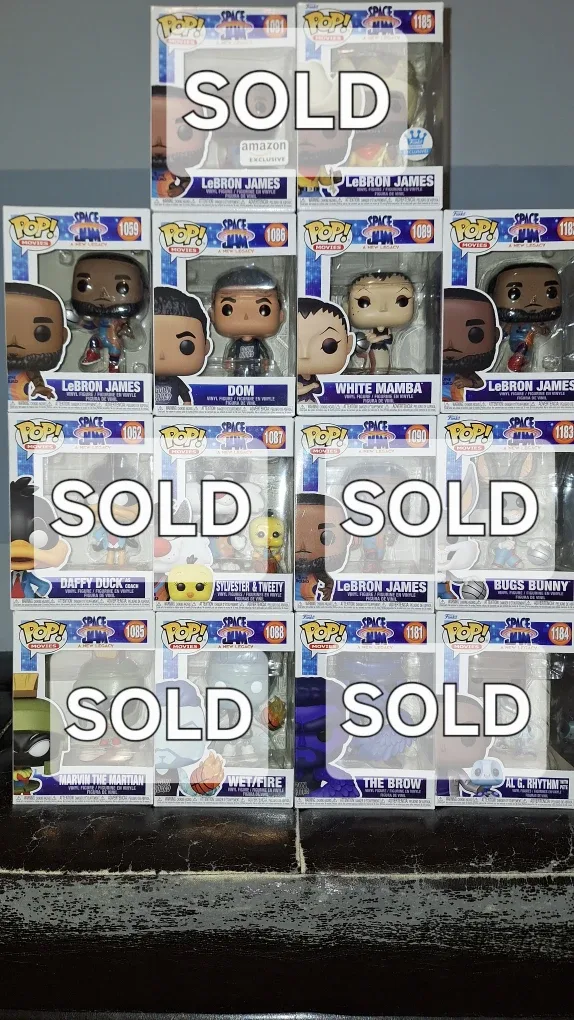 Funko Pop Space Jam Set (4)