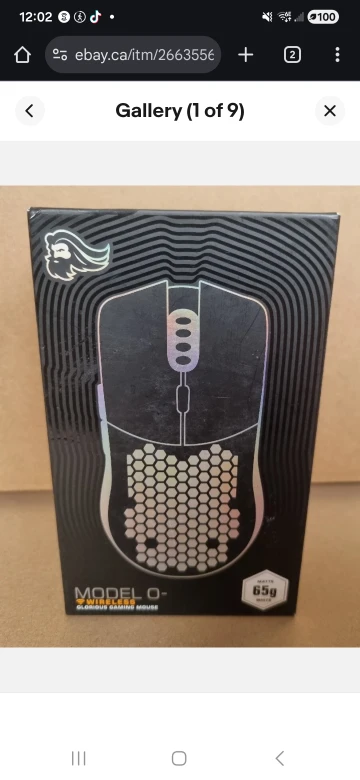 Glorious Model O- Wireless Gaming Mouse - White