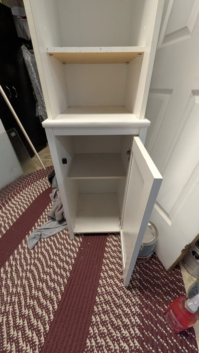 White Bathroom Cabinet - photo 3