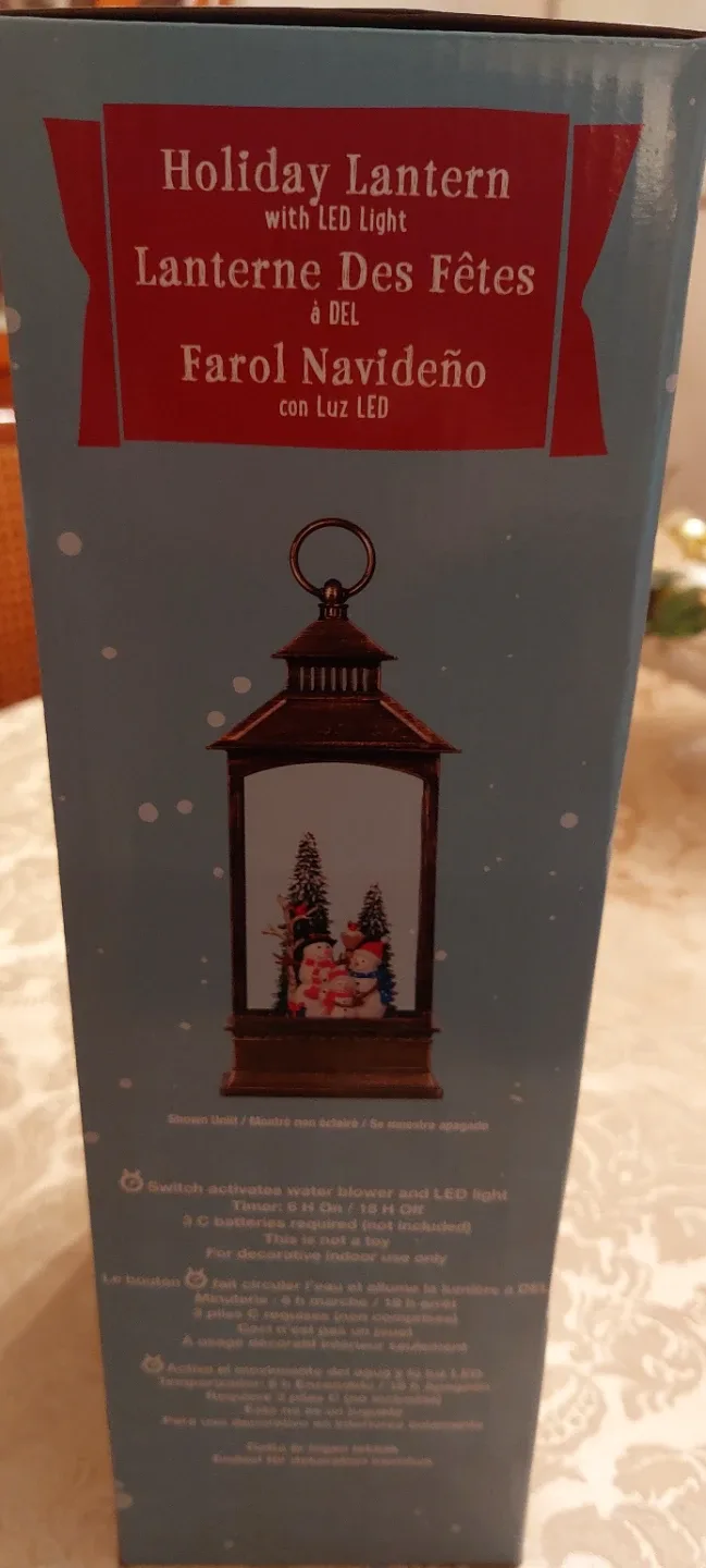 Holiday Lantern with LED Light image indicator(2)