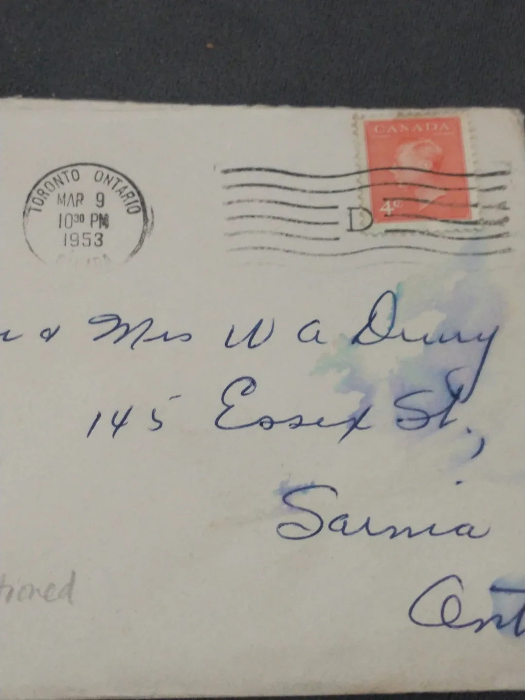 1953 Canada cover and handwritten note card image indicator(2)