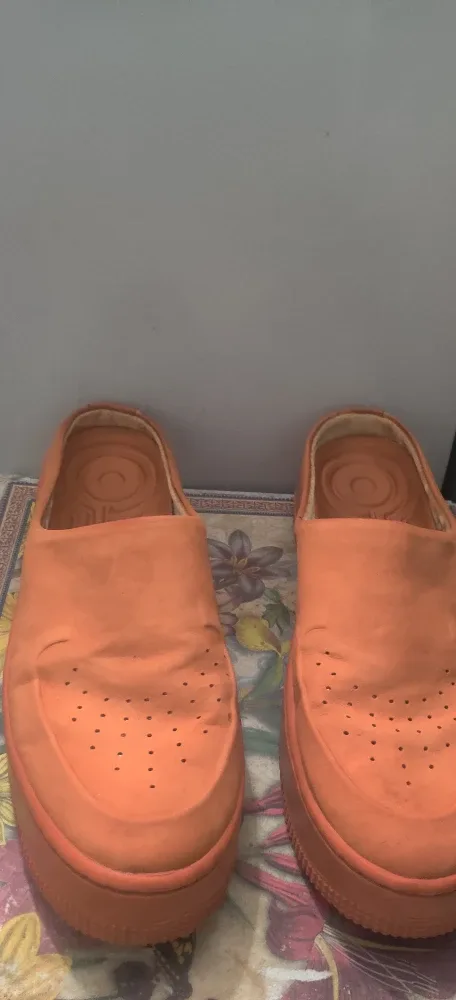 Nike Air Force 1 Mule Orange size 10