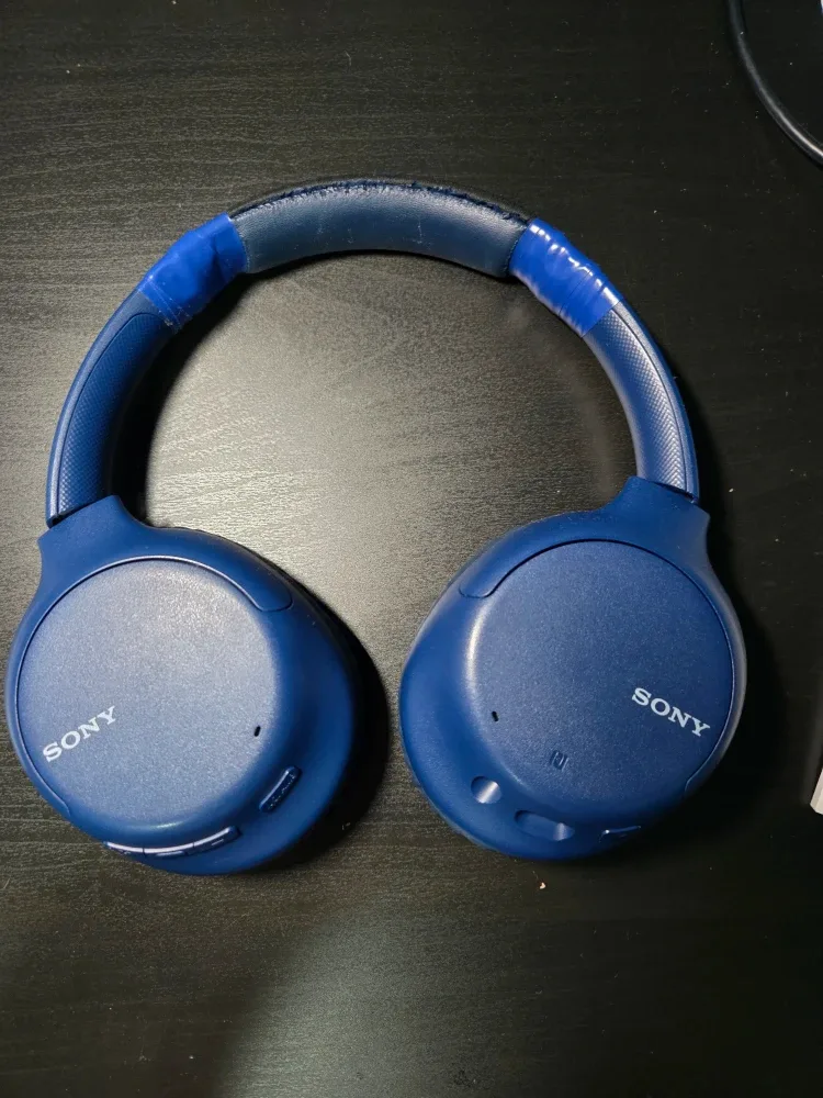 Sony Blue Headphones
