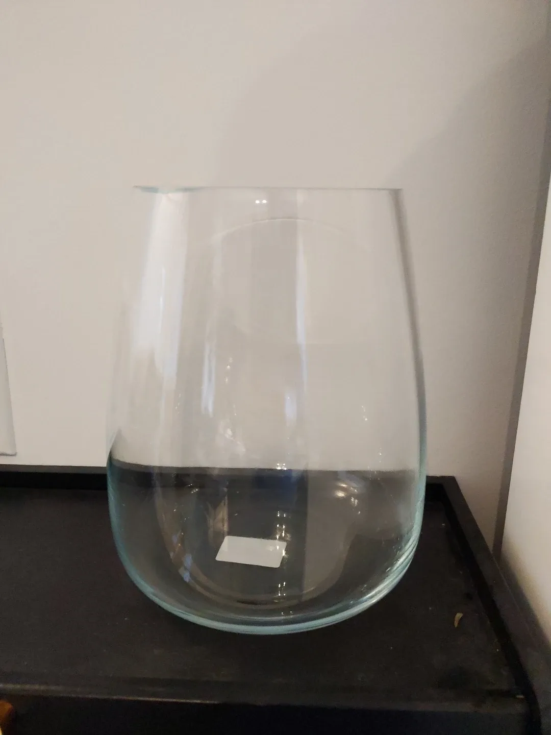 IKEA BERÄKNA Vase - Clear Glass, 18cm