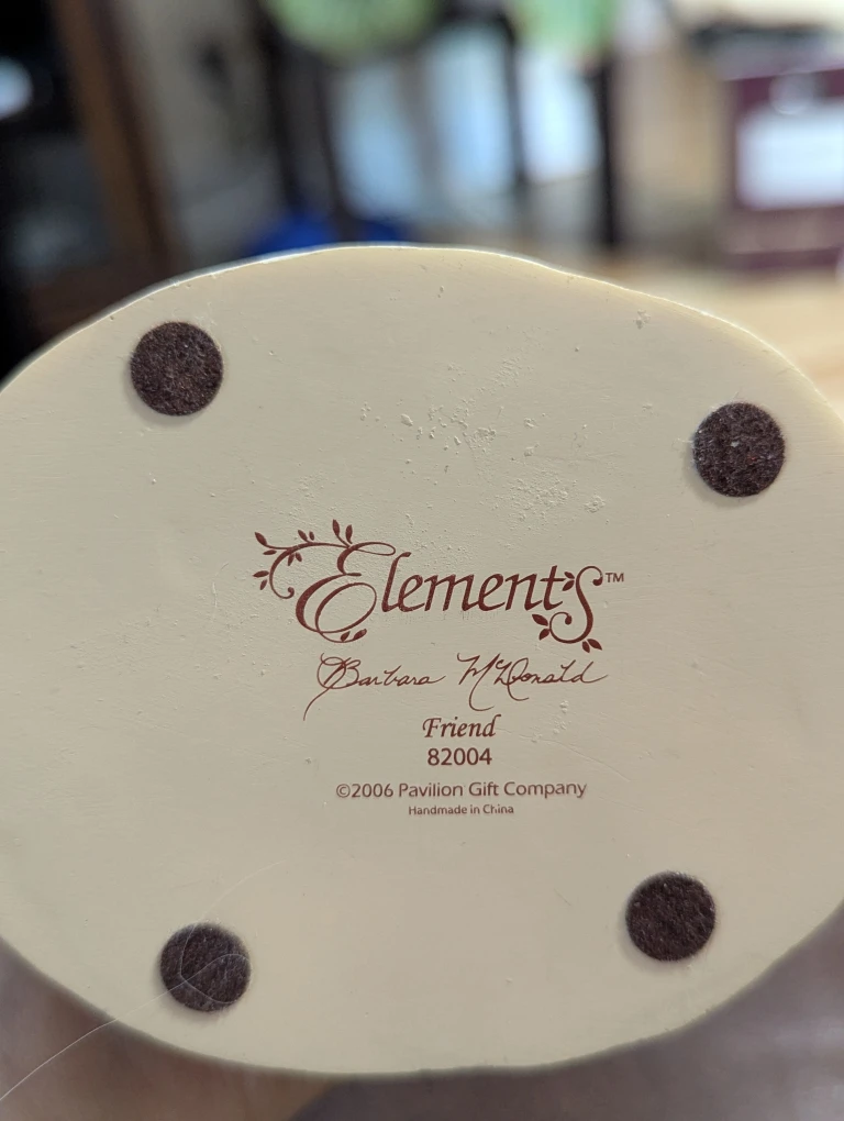 Elements 'Friends are a Lifelong Treasure' Angel Figurine - photo 3
