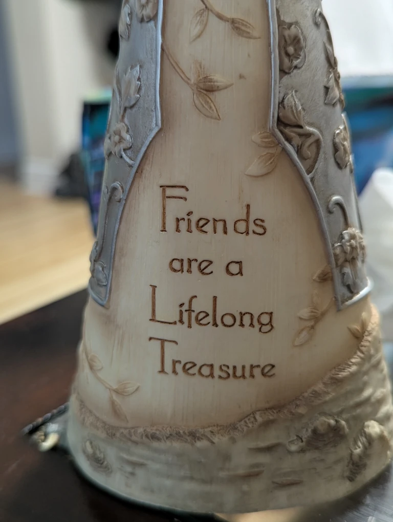 Elements 'Friends are a Lifelong Treasure' Angel Figurine - photo 4