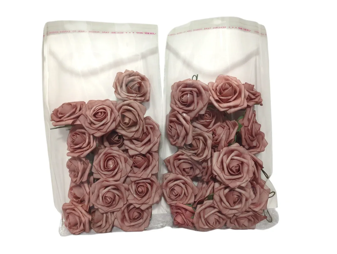 New Artificial Foam Roses - Burgundy, Black, Teal, Pink, Beige