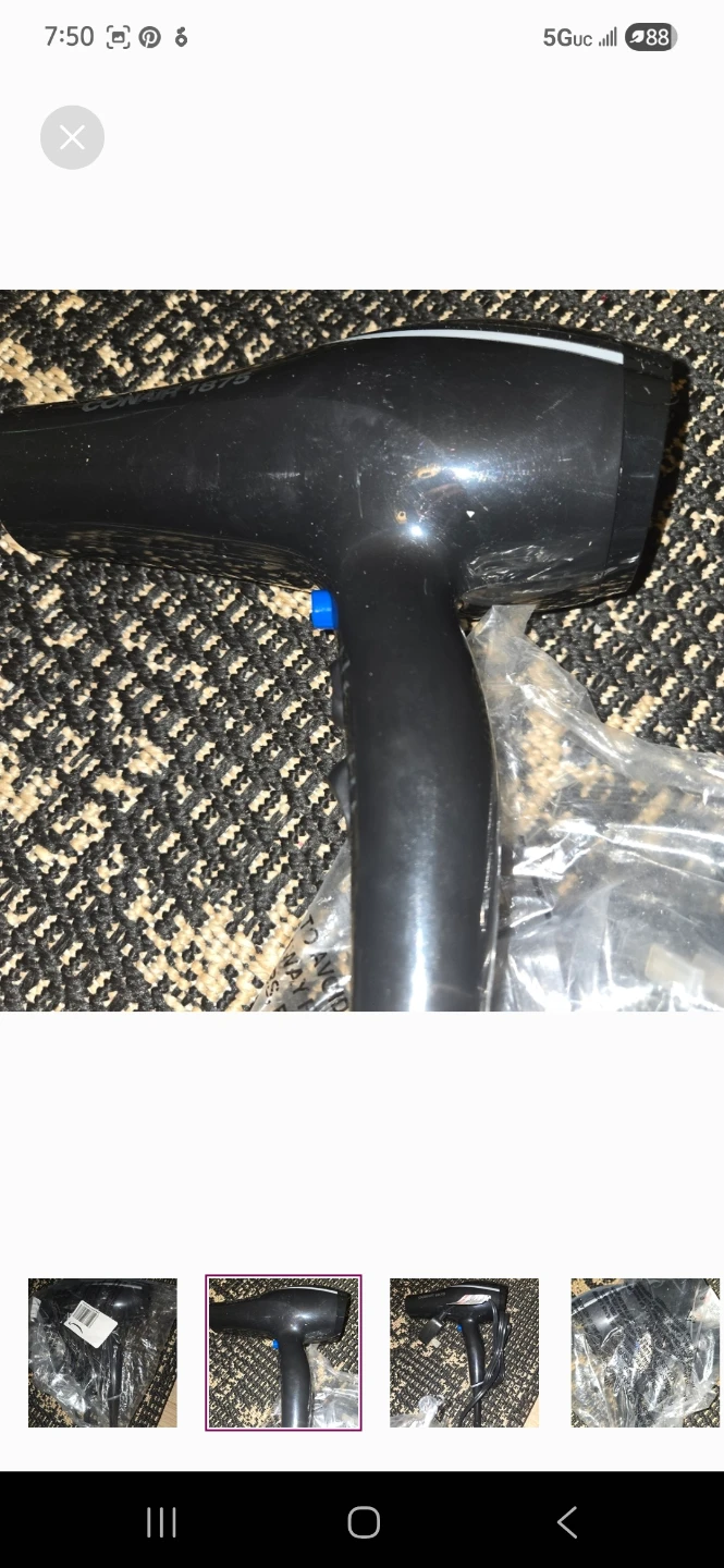 Conair black color hair dryer - photo 3
