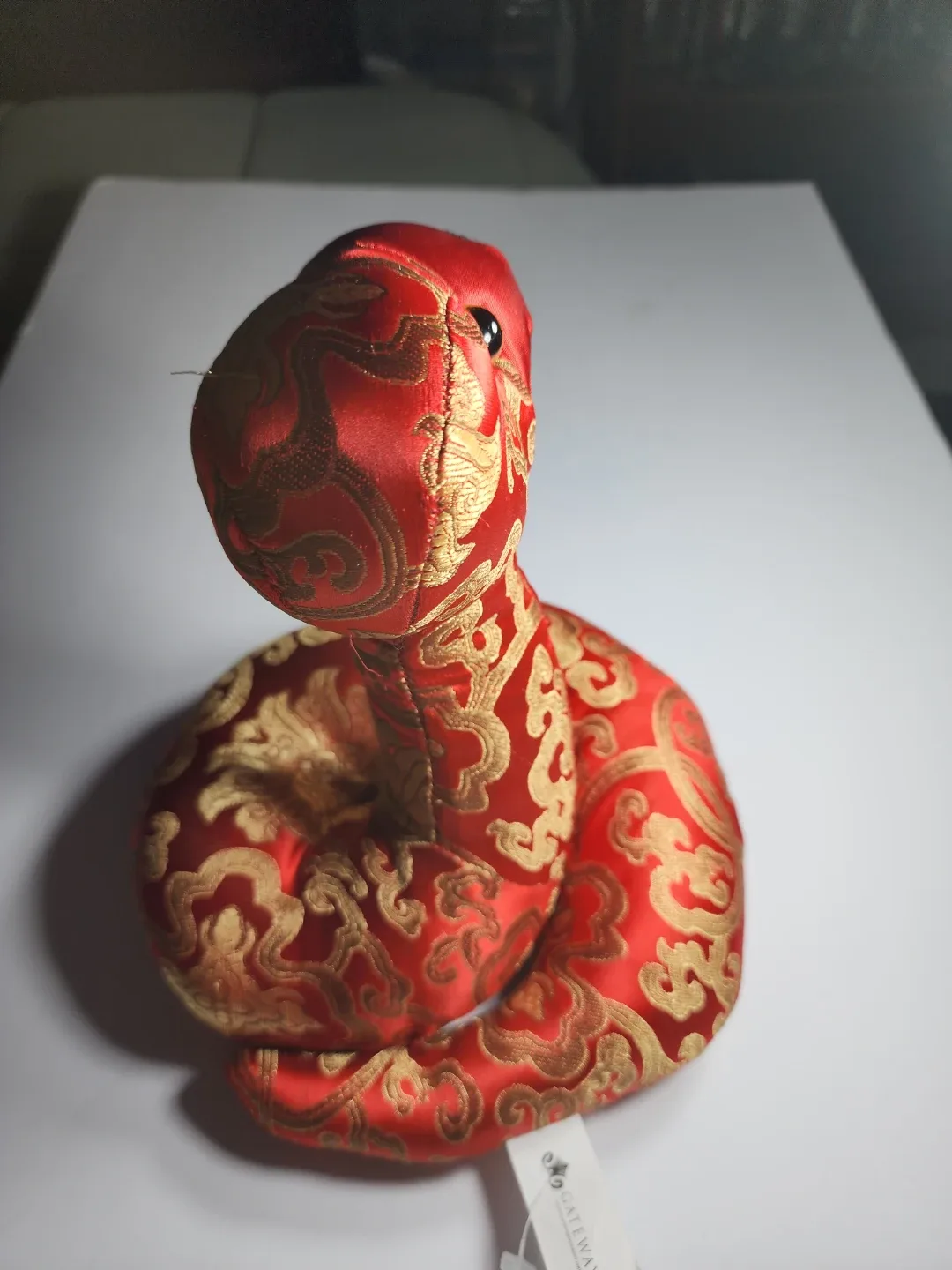 Red & Gold Decorative Snake Plush image indicator(2)