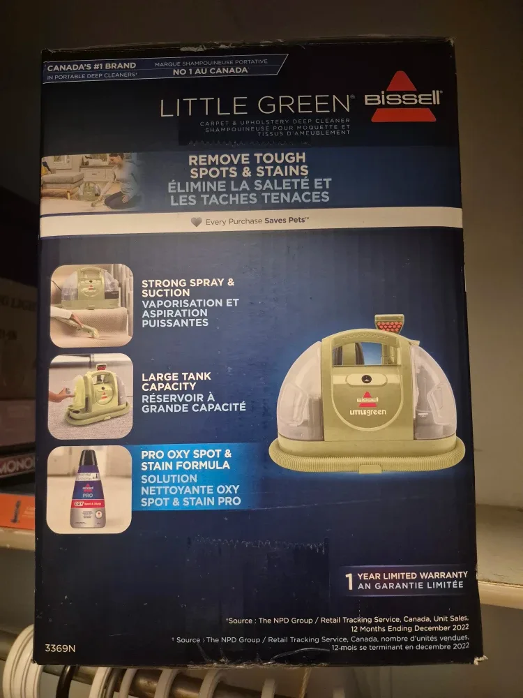Bissell Little Green Carpet Cleaner - Like New!