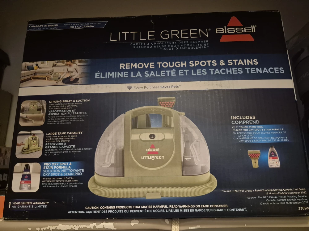Brand New Bissell Little Green Carpet Cleaner - photo 2