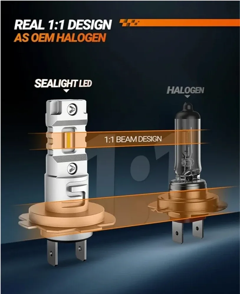 SEALIGHT H7 LED Headlight Bulbs image indicator(3)