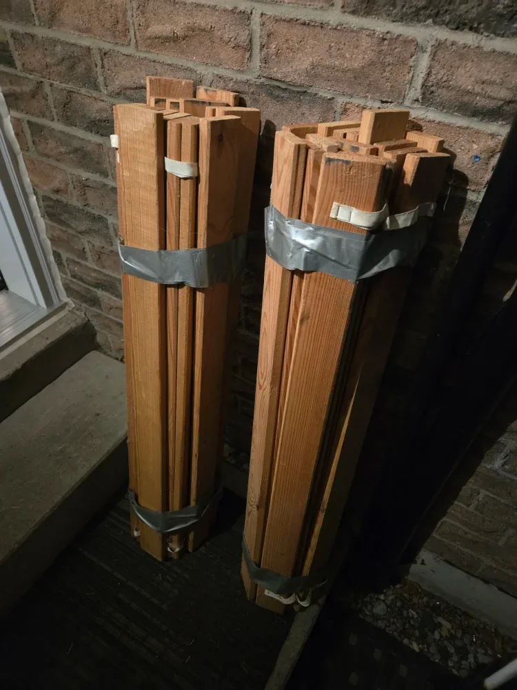 38" Wooden Bed Slats