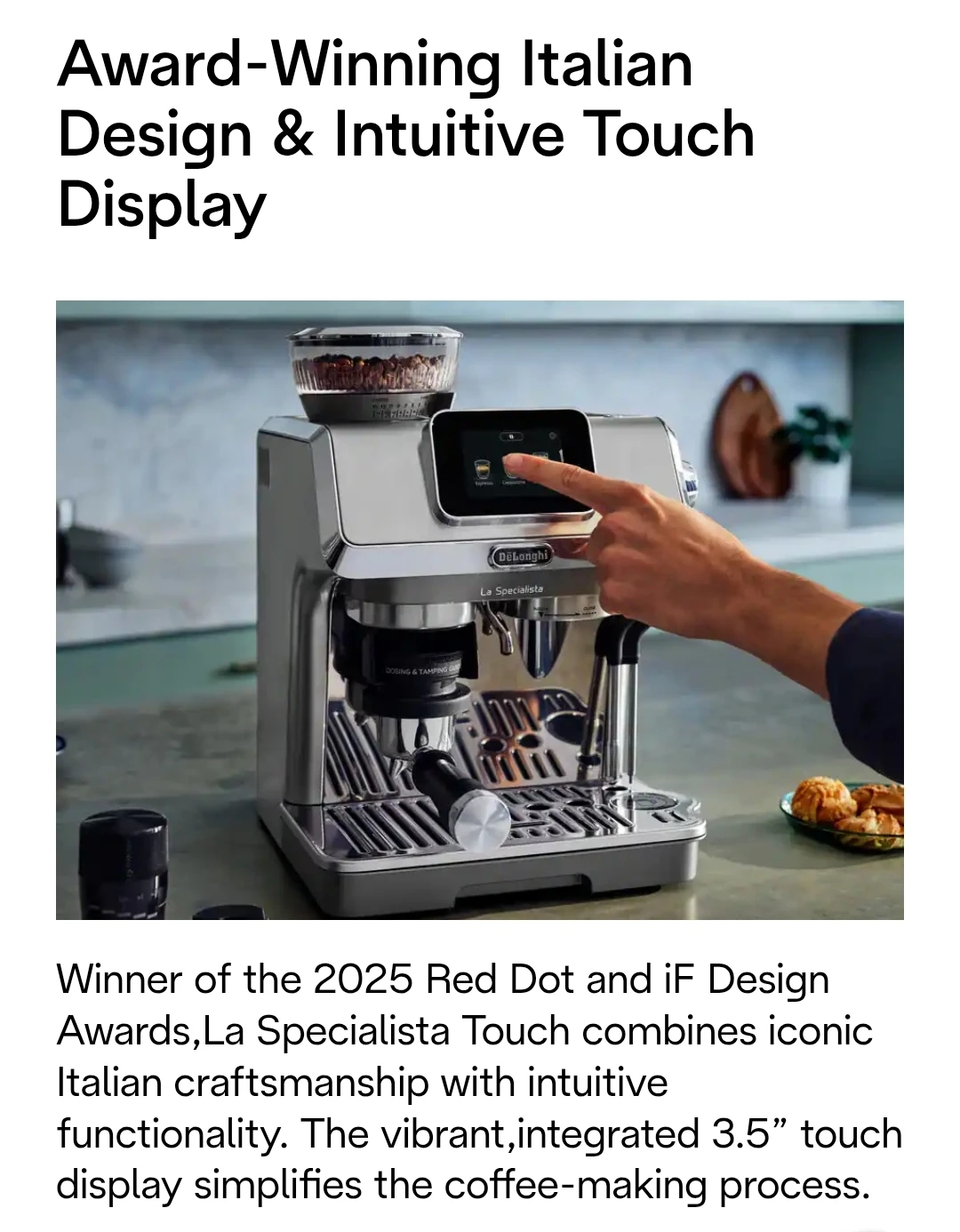 De'Longhi - La Specialista Touch Espresso Machine - photo 4