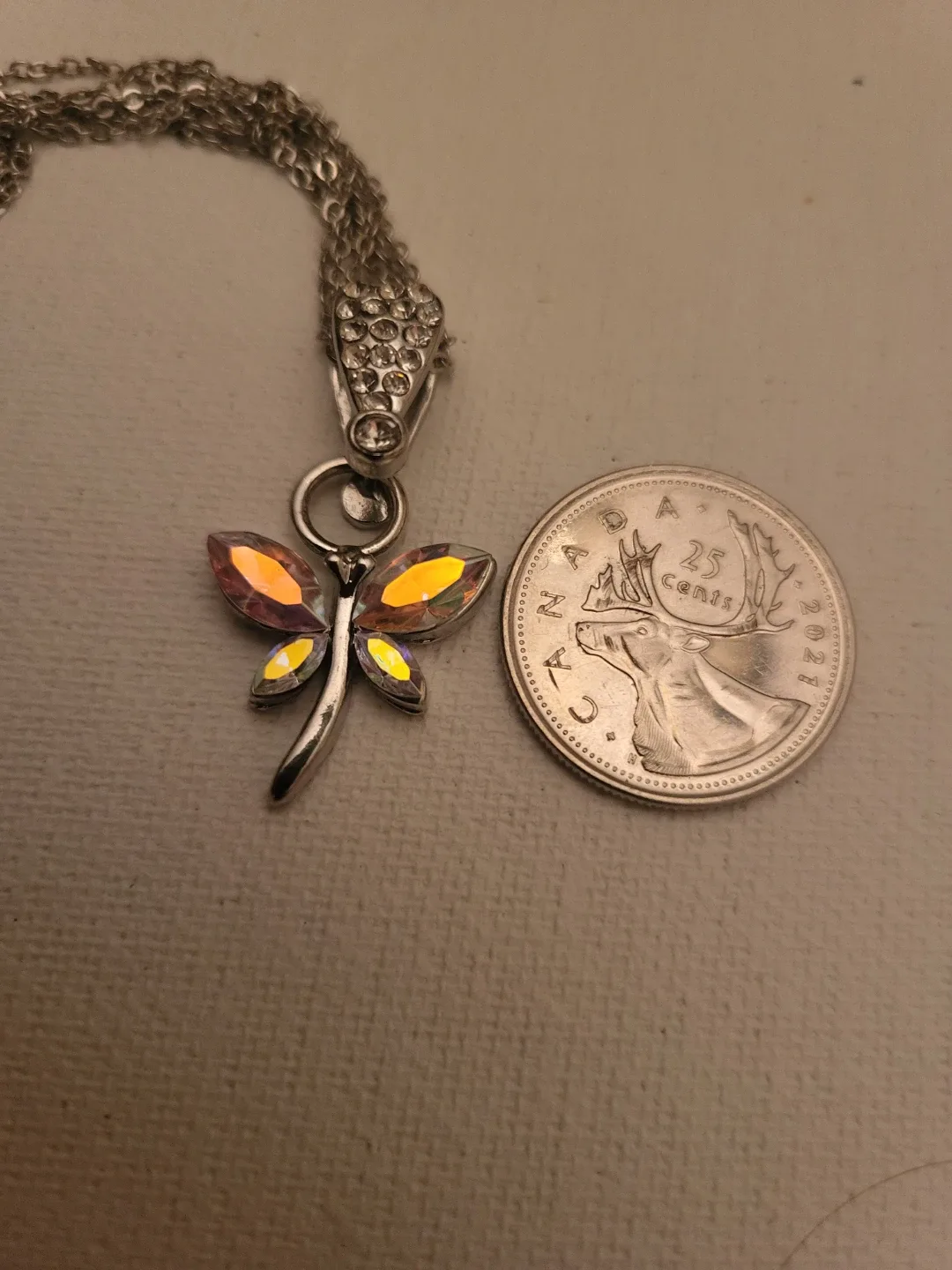 Dragonfly Pendant Necklace image indicator(4)