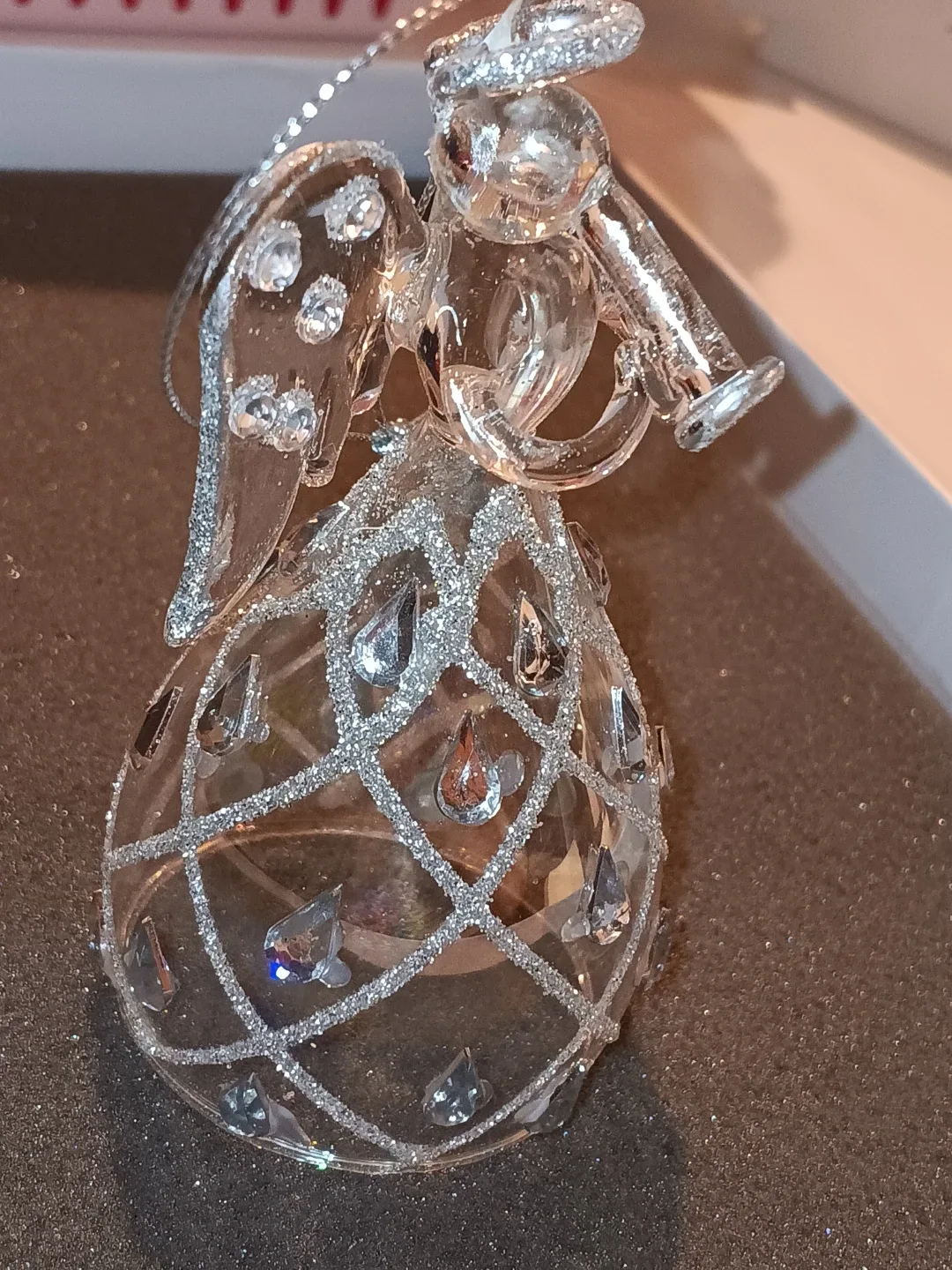 Glass Angel Christmas Ornament image indicator(4)