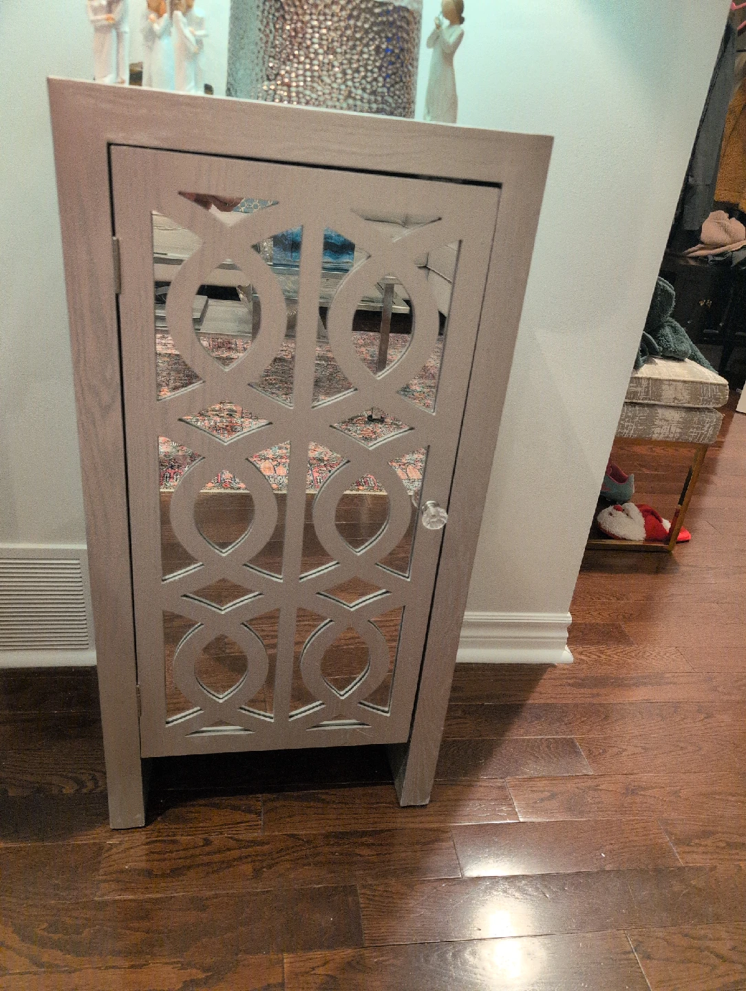 Mirrored Accent Cabinet