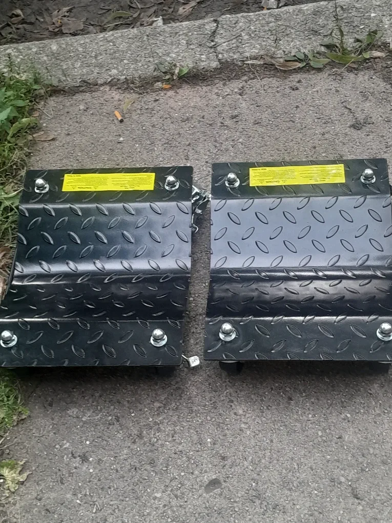 Pair of Black Vehicle Car Wheel Dolly