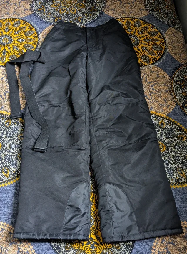 Northpeak Black Snow Pants Size 10/12 image indicator(4)