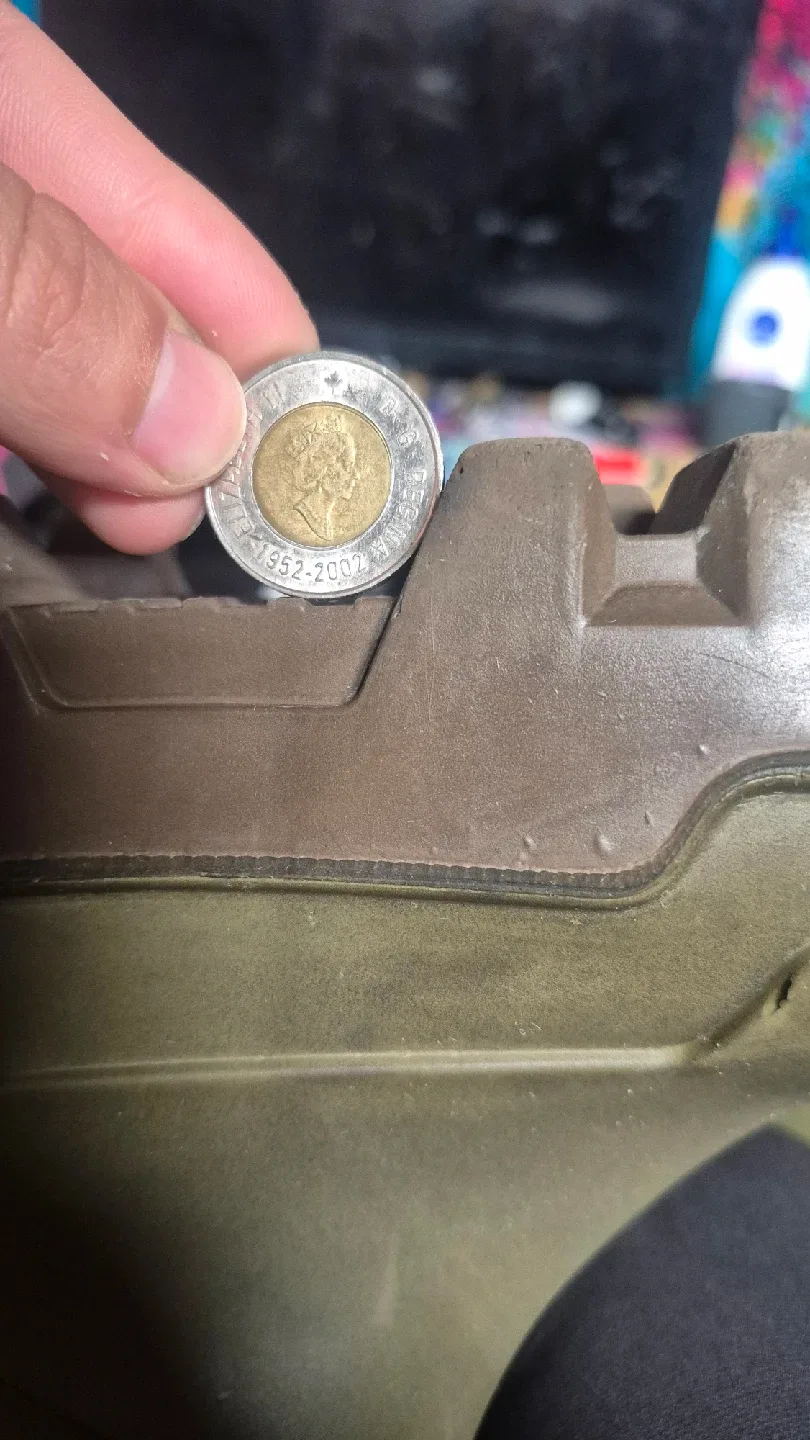 (size 10) DUNLOP Rubber Steel Toe Boots (high quality) image indicator(5)