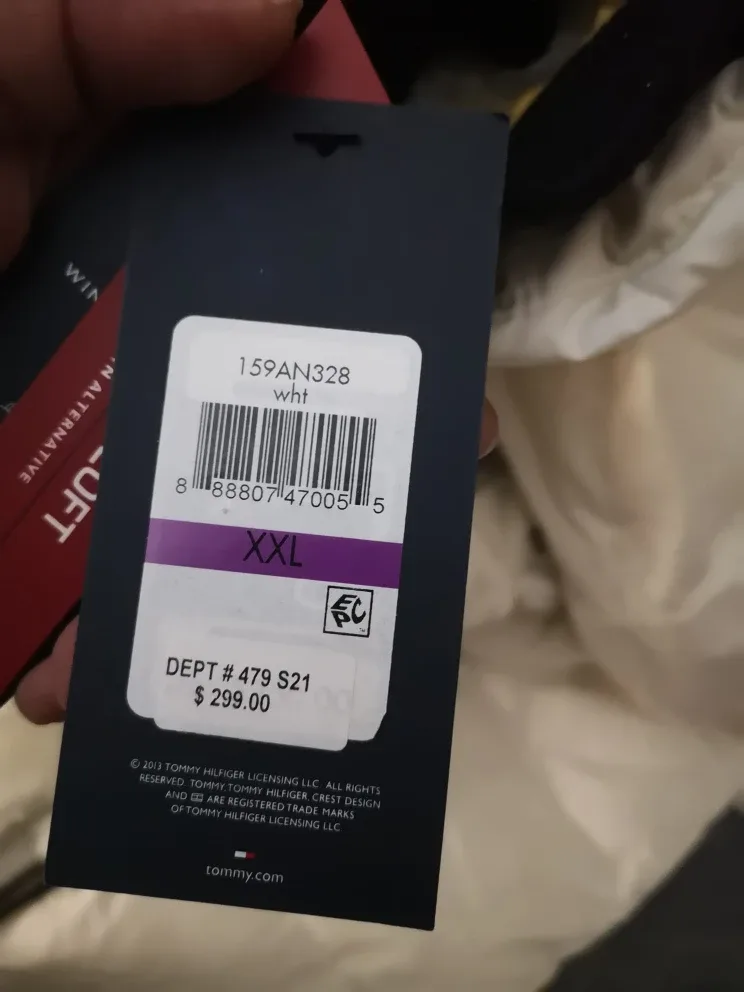 Tommy Hilfiger White Puffer Coat image indicator(7)