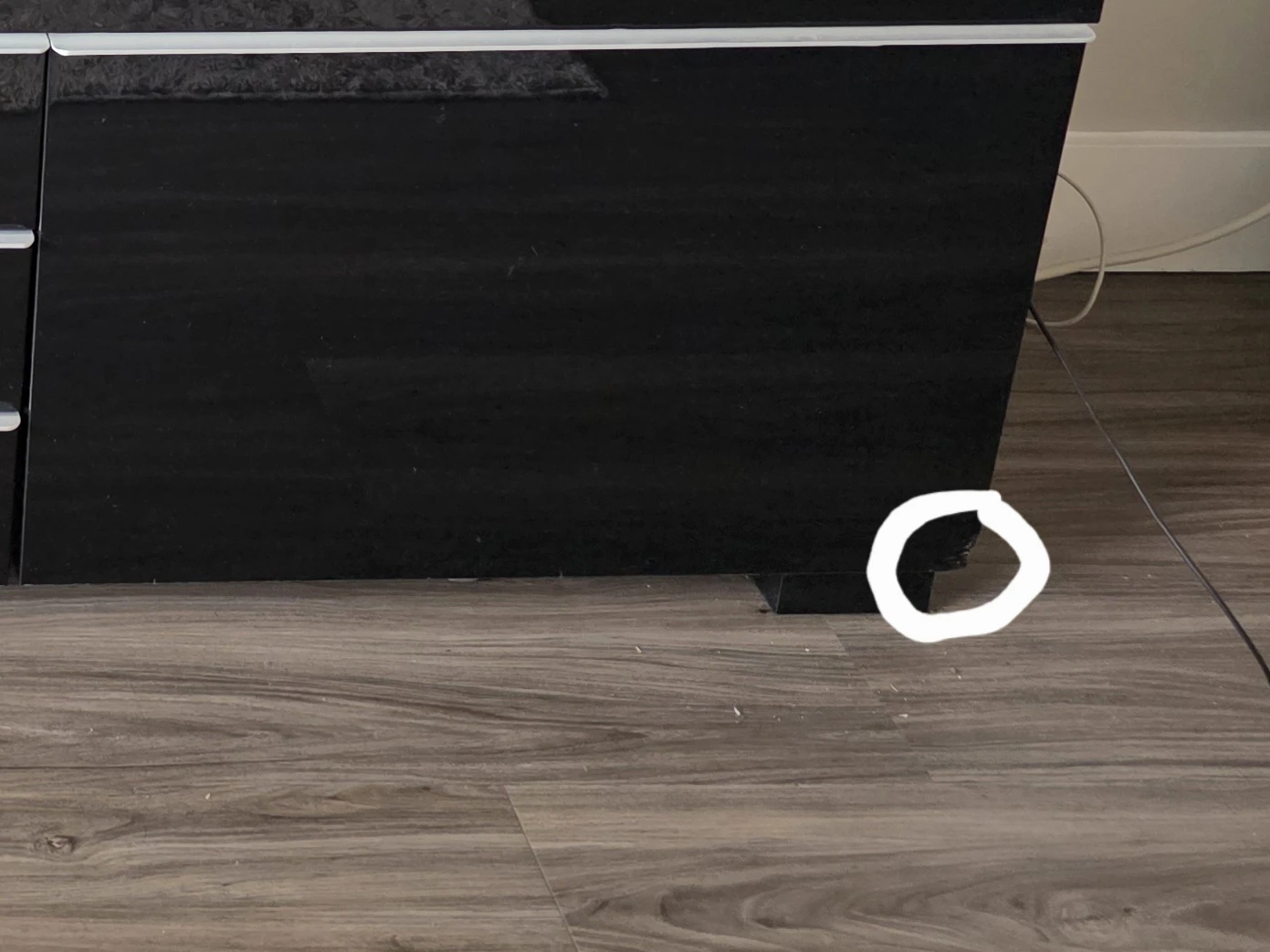 Black TV Stand - 70 7/8" Width - photo 4