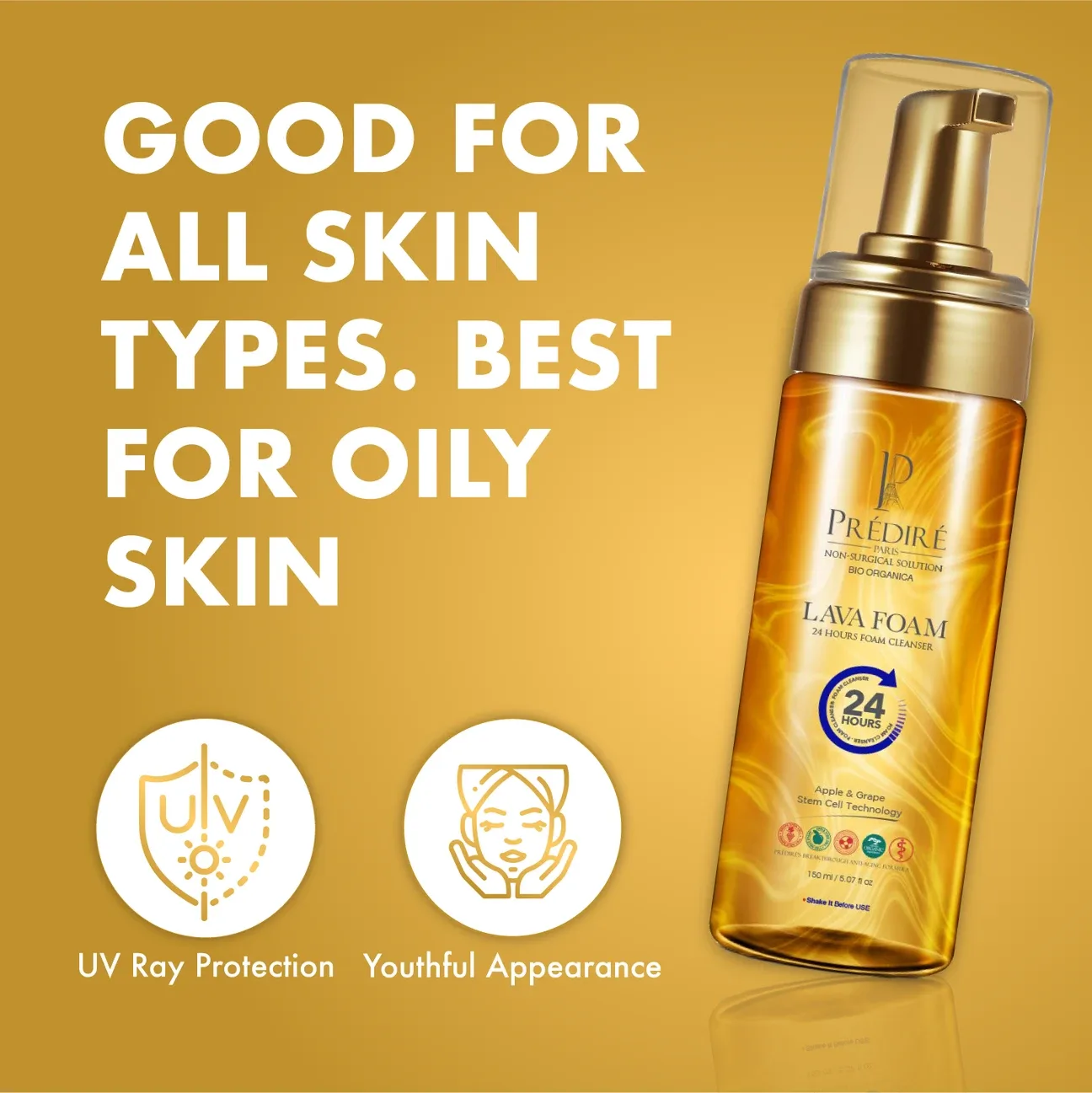 Prédire Lava Foam 24 Hours Foam Cleanser image indicator(8)