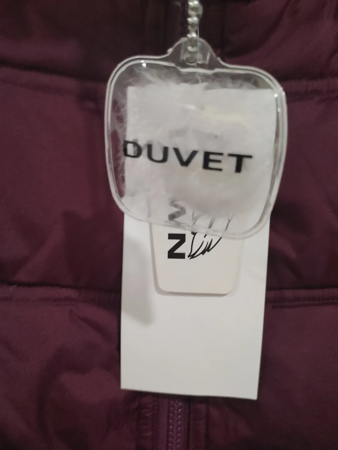 🧡WOMENS XXL DOWN BURGUNDY VEST BRAND NEW WITH TAGS. image indicator(2)