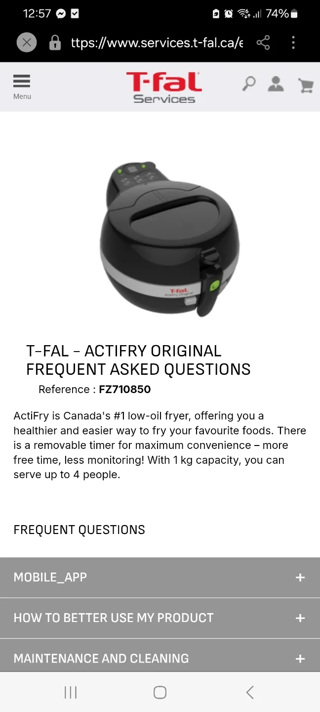 T-Fal ActiFry Original image indicator(4)