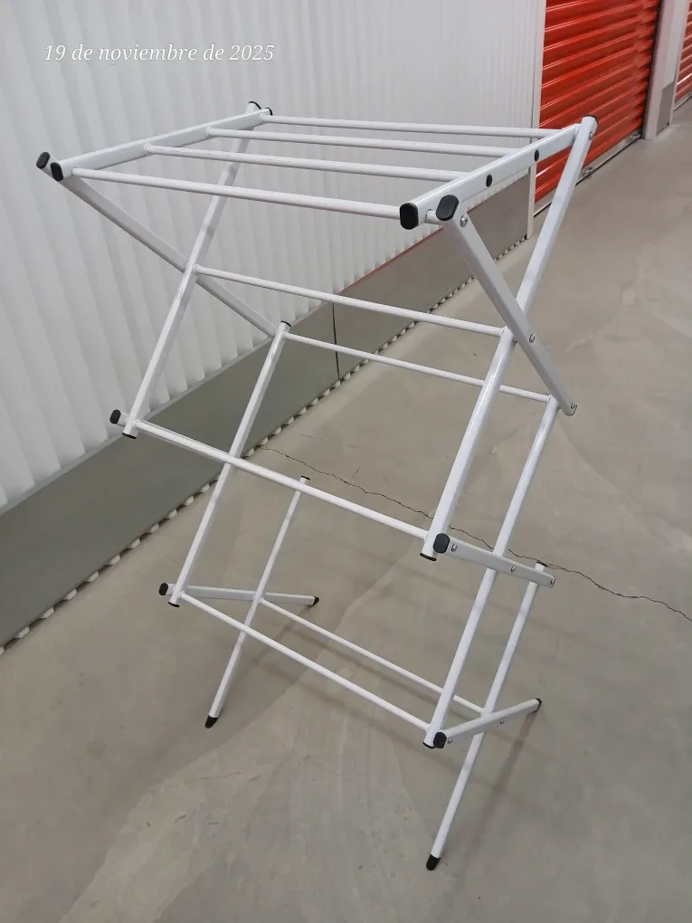 Collapsible drying laundry rack