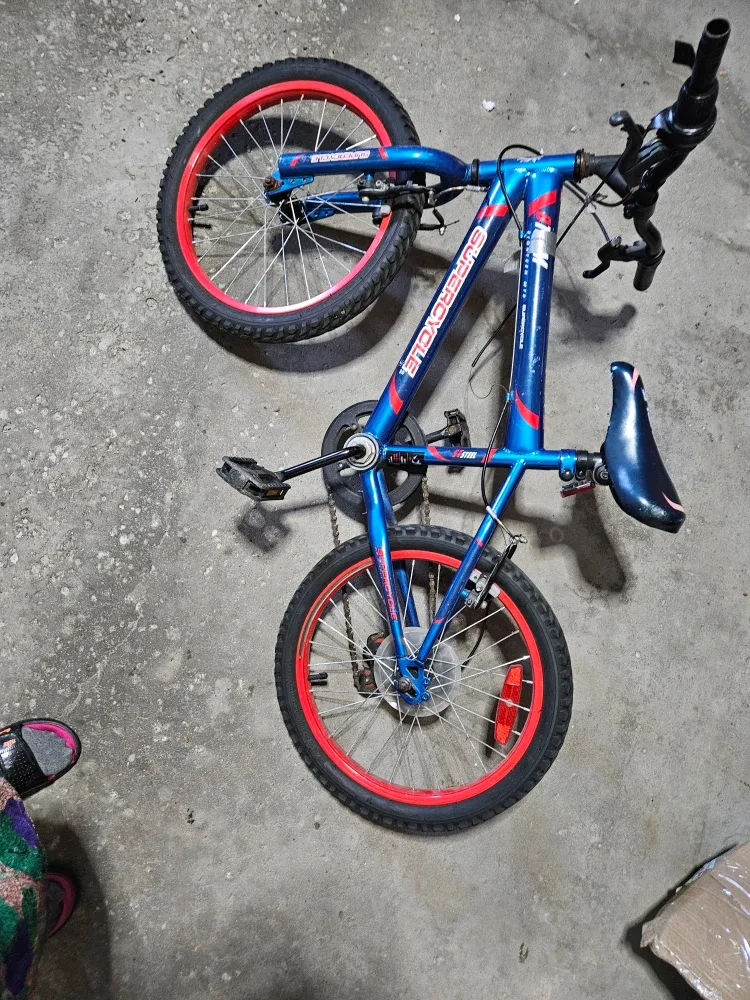 Supercycle Kids' Bike - Blue & Red