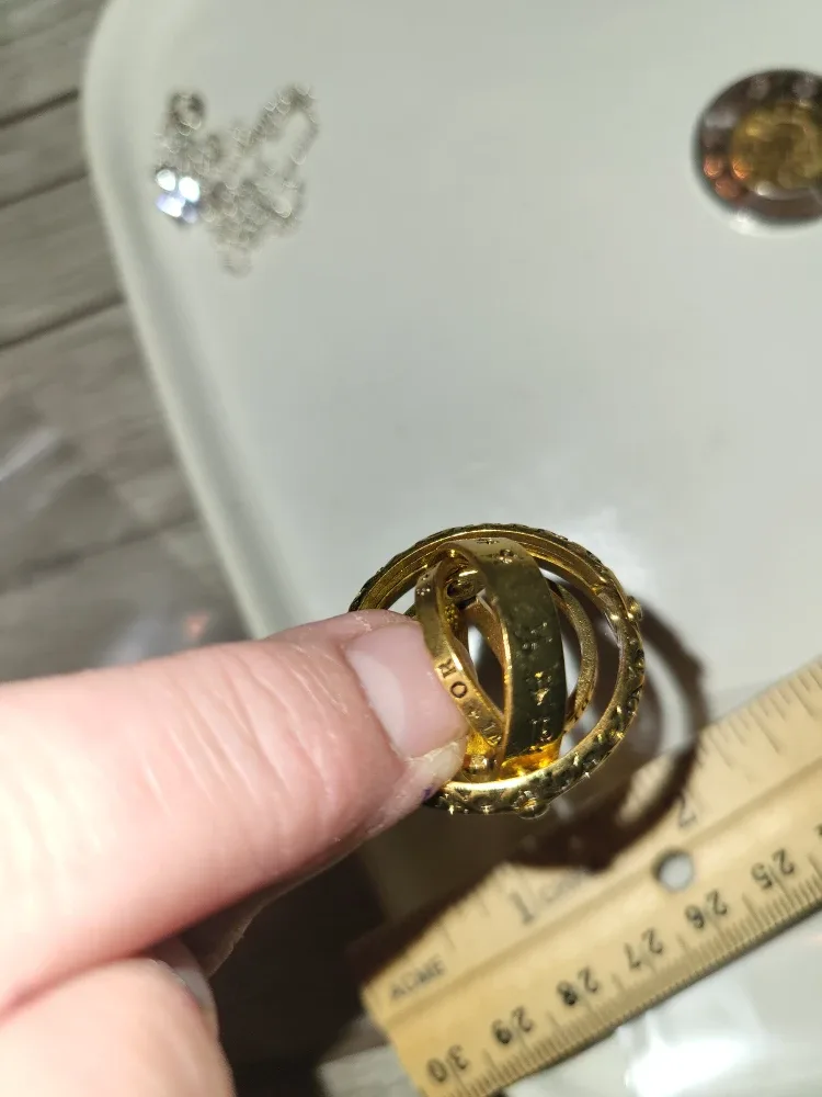 Vintage Armillary Sphere Ring - Gold image indicator(8)