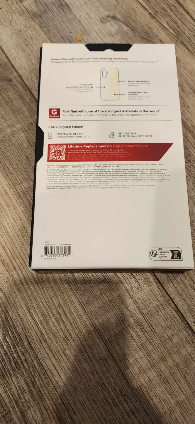 New ZAGG Crystal Palace Samsung Galaxy S25 FE Case image indicator(2)