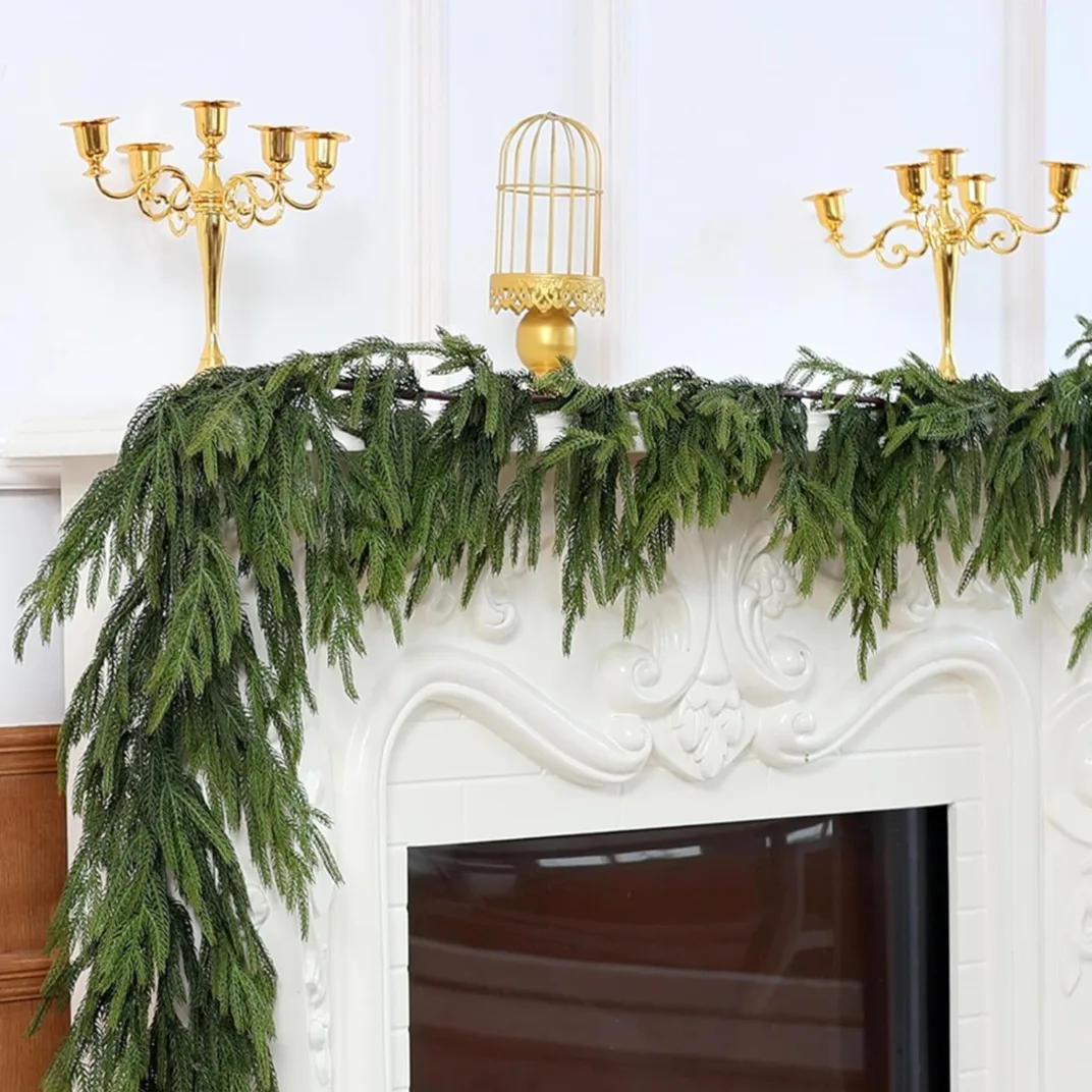 2 piece Norfolk Pine Garland - 9ft  each thumbnail