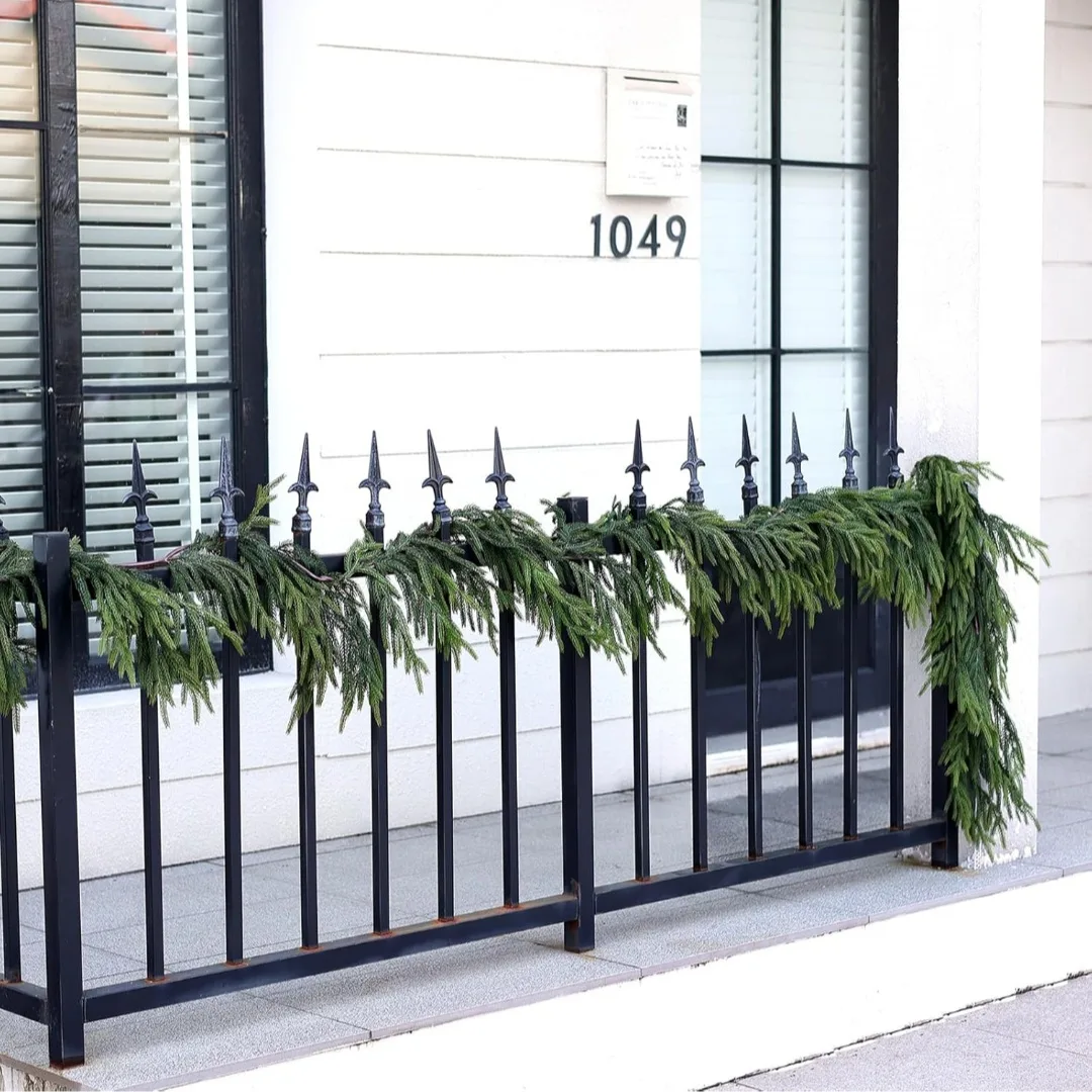 2 piece Norfolk Pine Garland - 9ft  each image indicator(5)