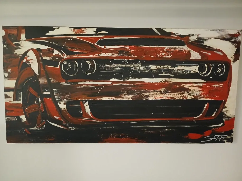 Dodge Challenger SRT Hellcat Painting image indicator(2)