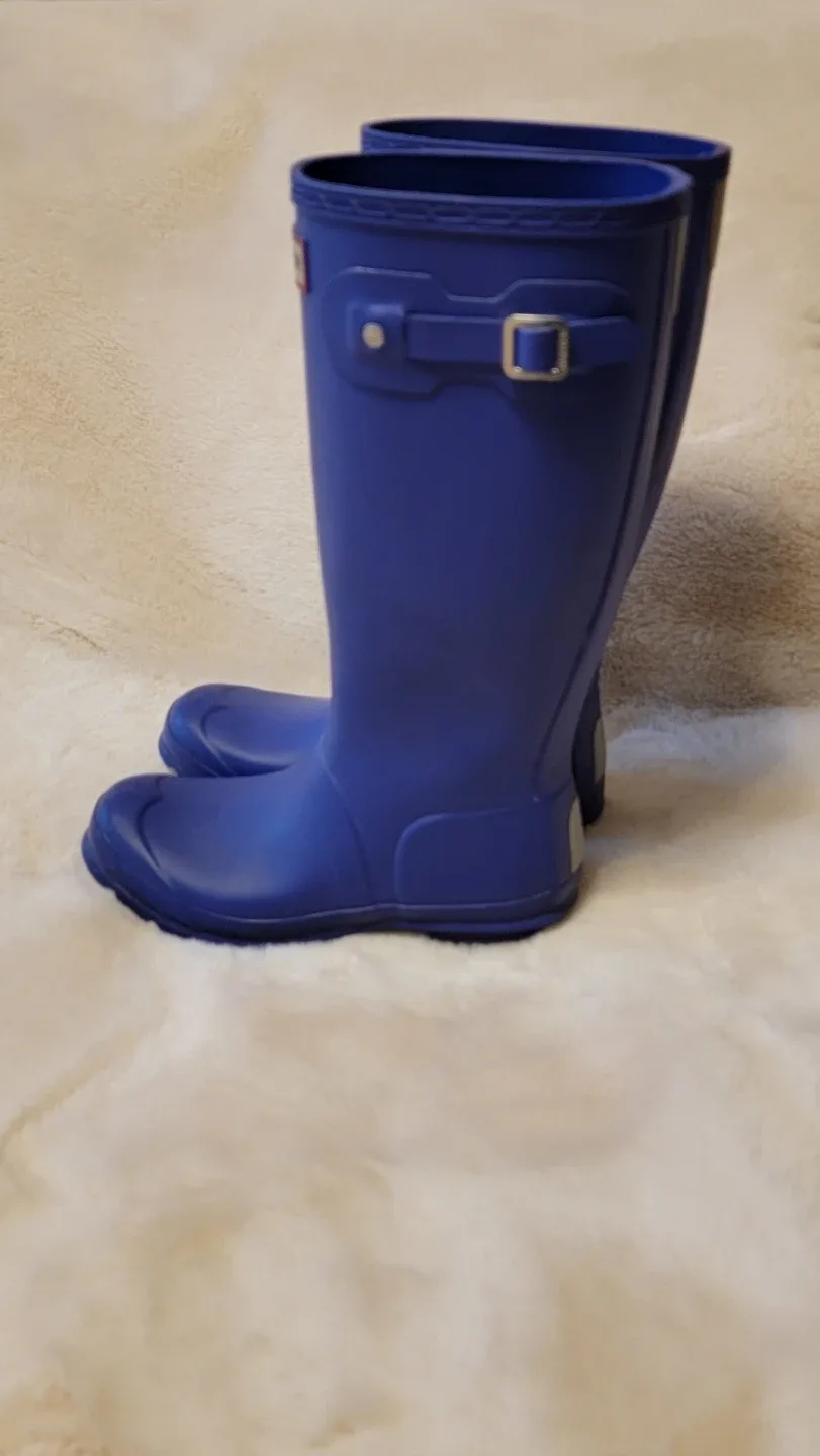 HUNTER  kids blue rain boots image indicator(7)