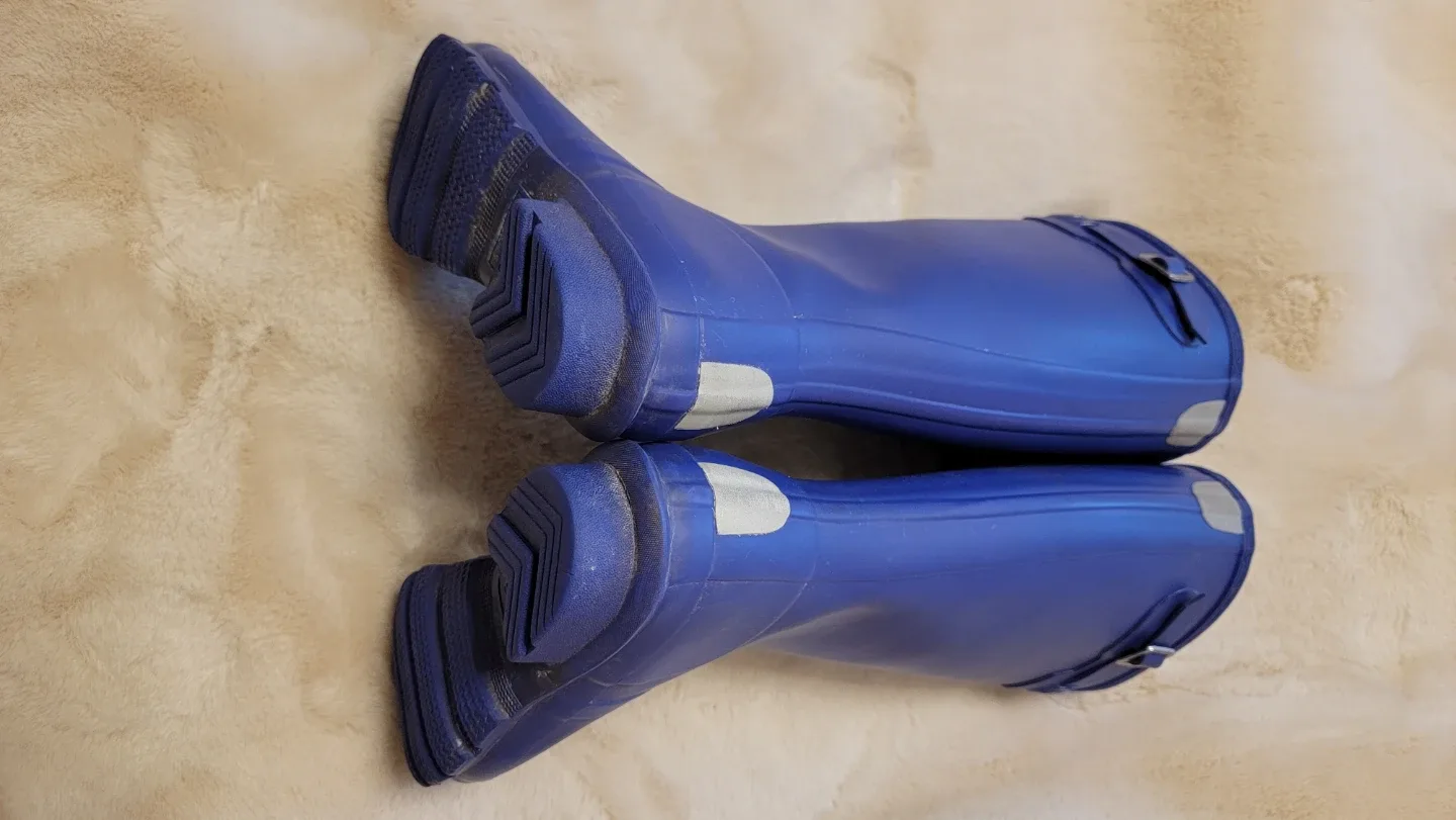 HUNTER  kids blue rain boots image indicator(9)