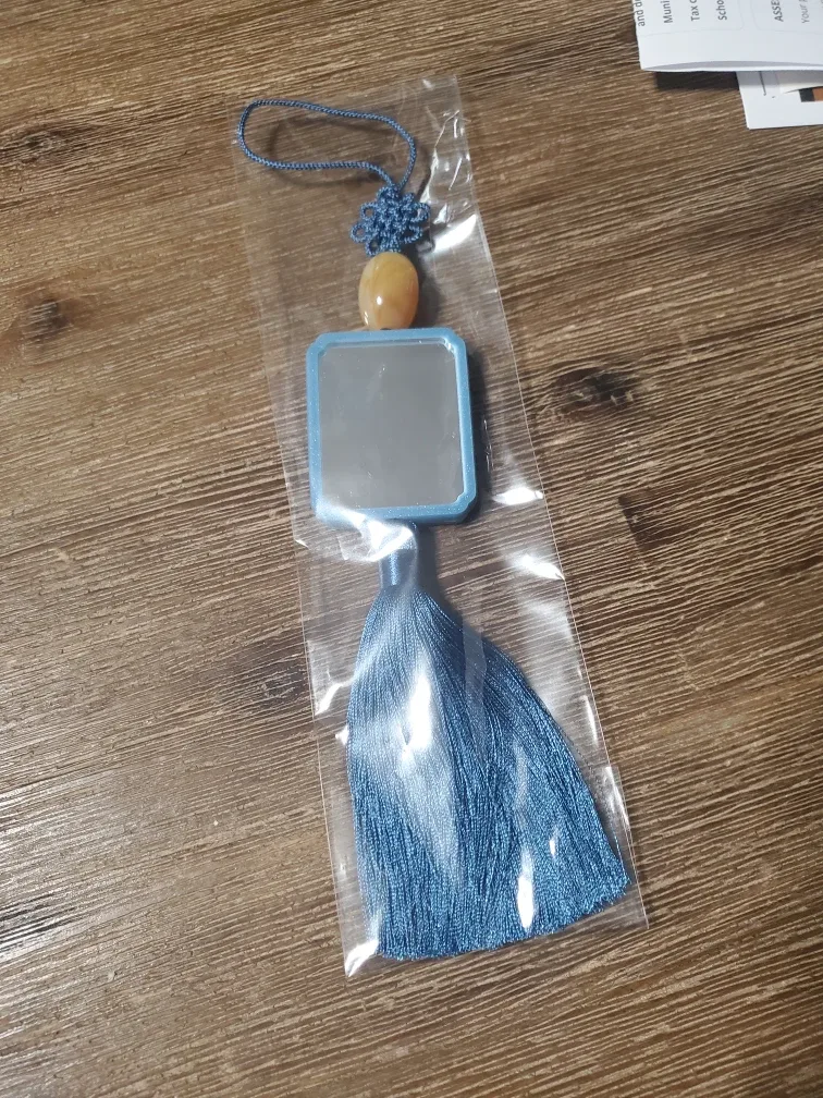 Blue Tassel Mirror Ornament