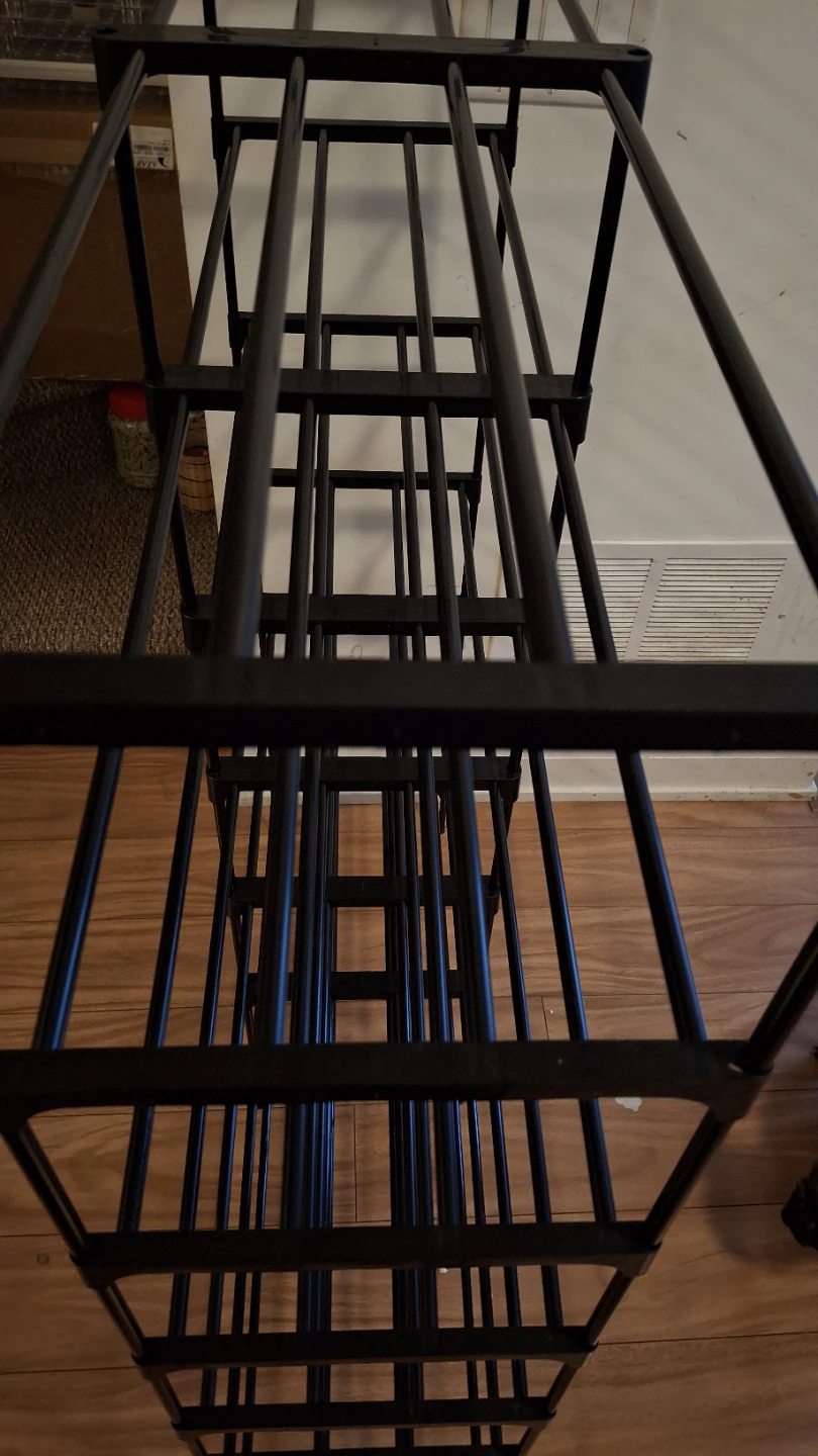 7 tier Black shoe Rack (long)(33"x10" h:51") 👞 - photo 4
