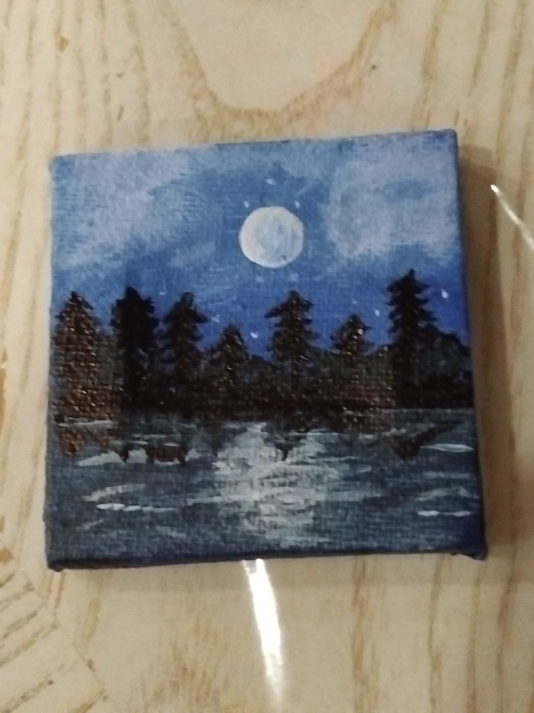 Small very good canvas with magnet