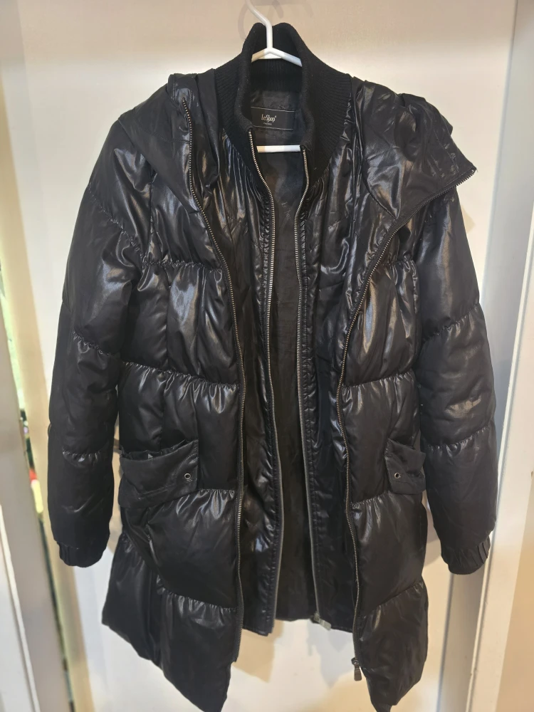 LeShop Casual Black Puffer Coat - photo 3