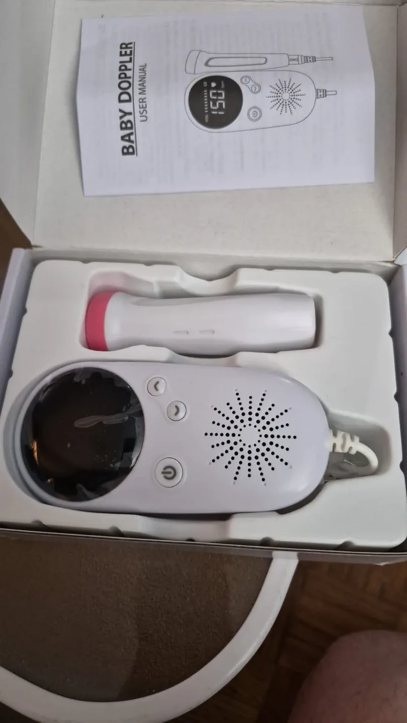 New baby Doppler W8-25 Baby Heartbeat Monitor image indicator(2)